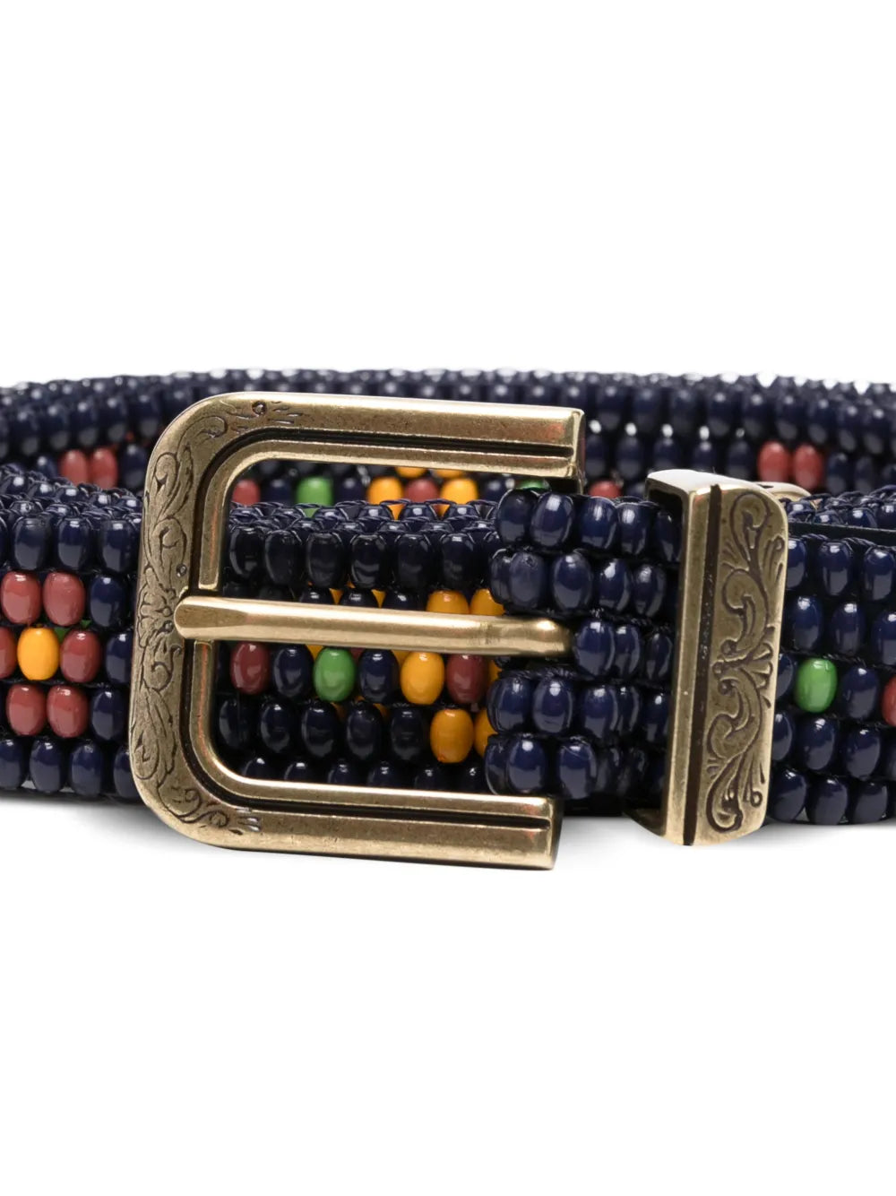 beaded buckle belt