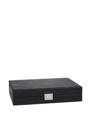 leather backgammon set