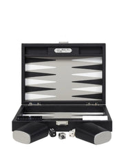 leather backgammon set