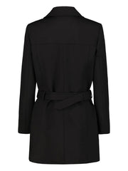 belted double-breasted coat