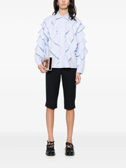 ruffled cotton shirt