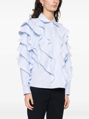 ruffled cotton shirt
