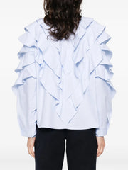 ruffled cotton shirt