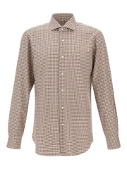 checked long-sleeves shirt