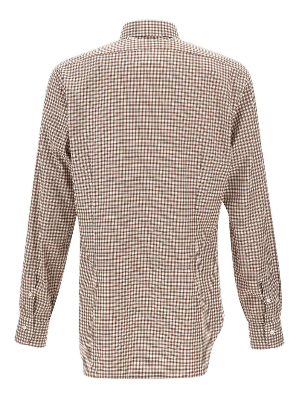 checked long-sleeves shirt