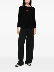 long-sleeve wool sweater