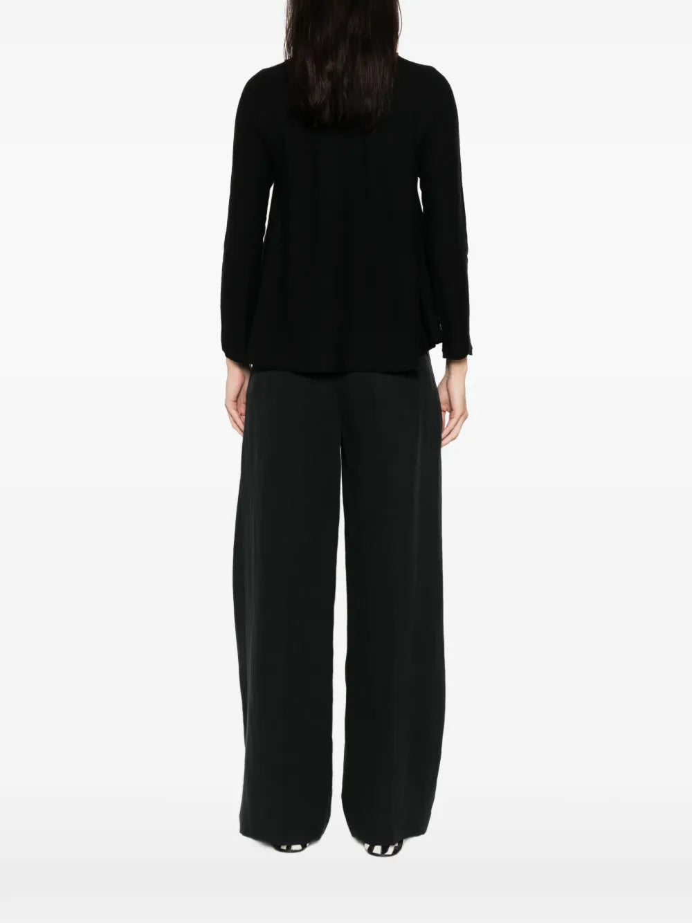 long-sleeve wool sweater