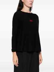 long-sleeve wool sweater