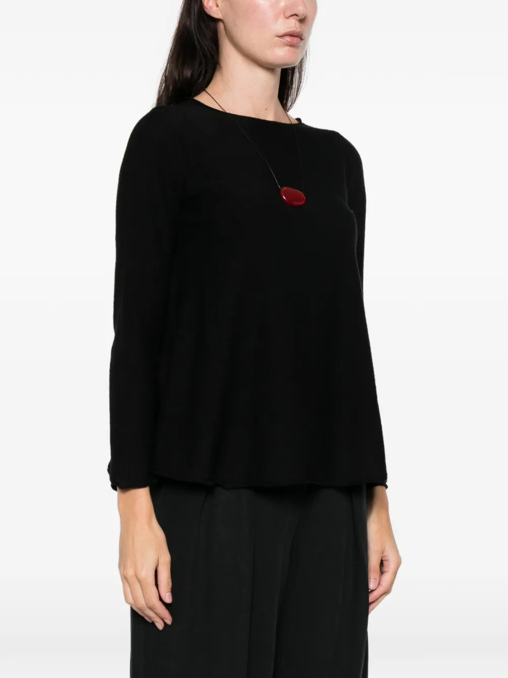 long-sleeve wool sweater