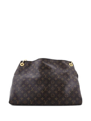Artsy Handbag Monogram Canvas MM hobo bag