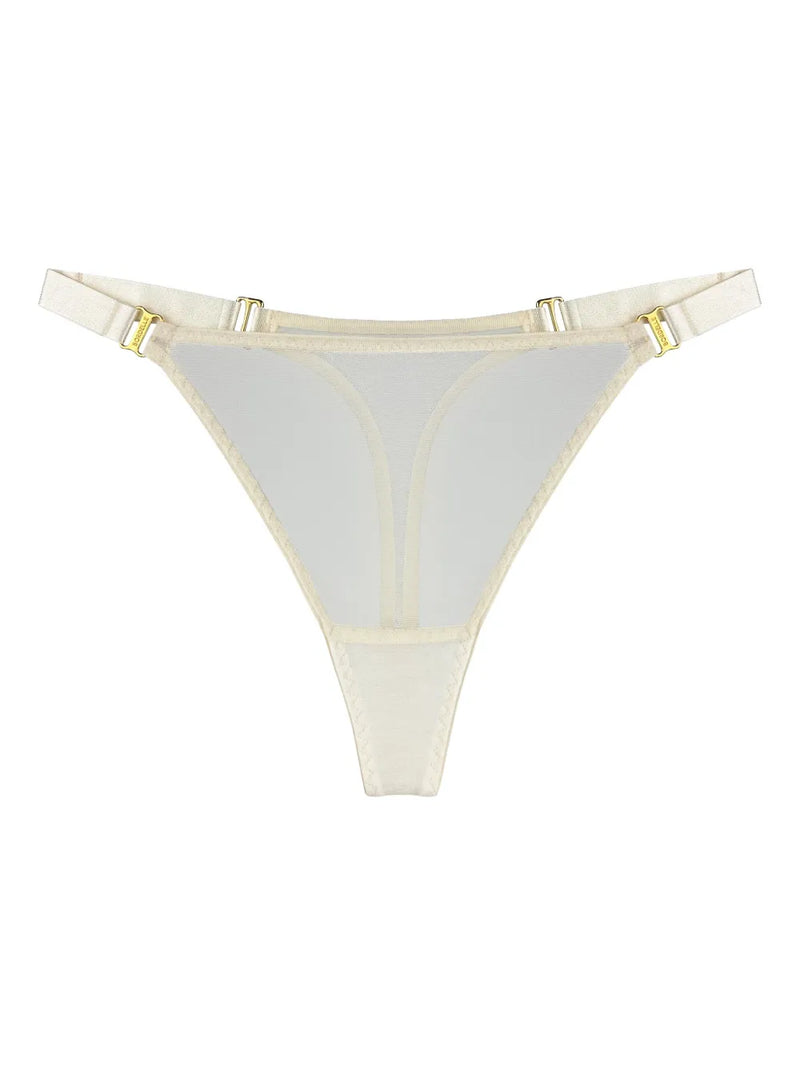 Signature mesh thong