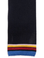striped silk tie