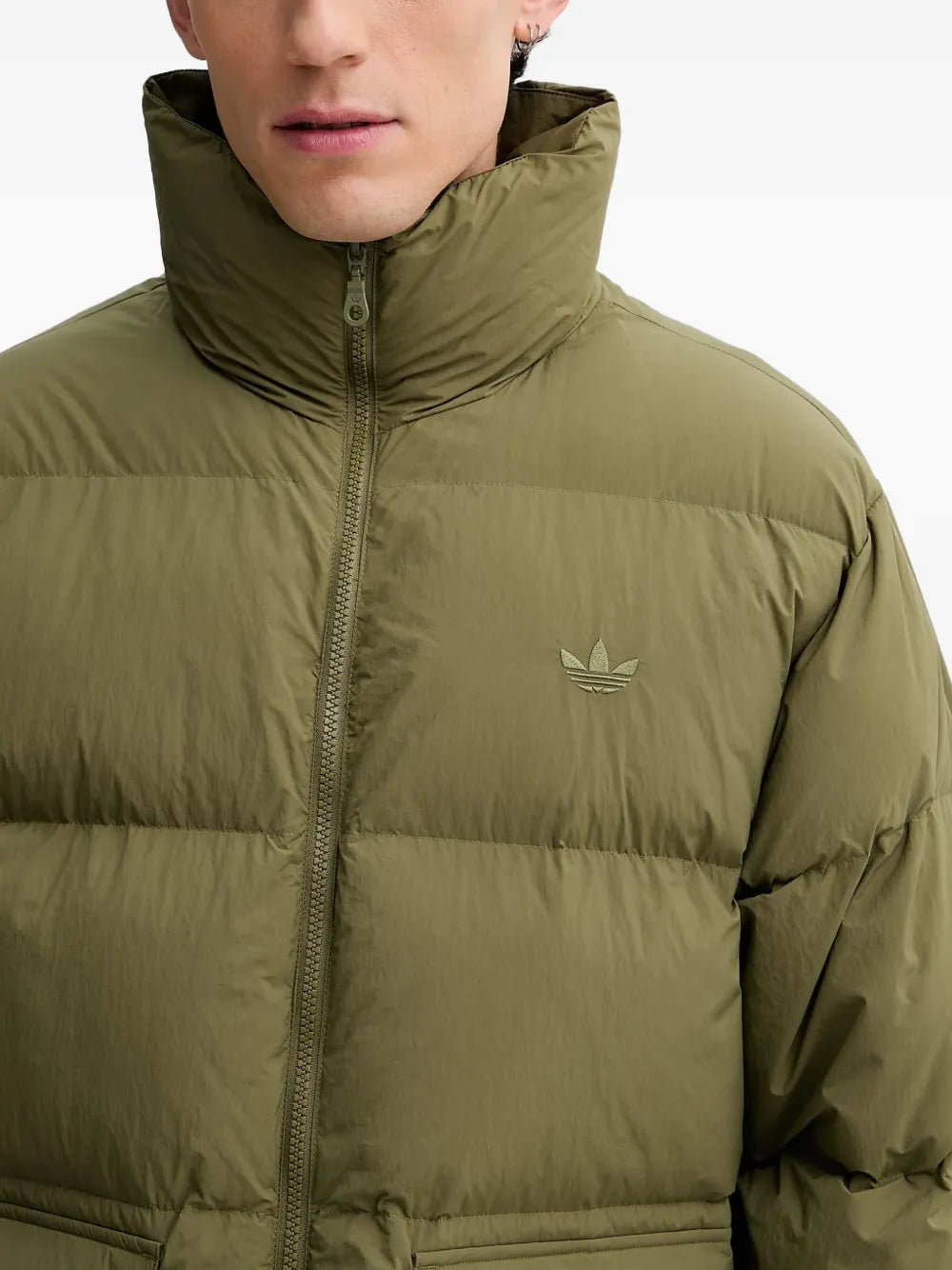 padded high-neck jacket
