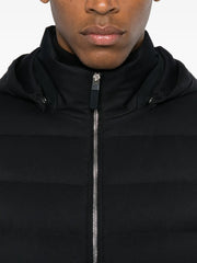 zip-up hooded jacket