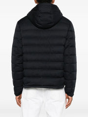 zip-up hooded jacket