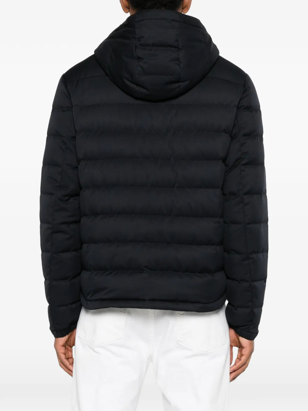 zip-up hooded jacket