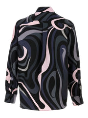 printed silk shirt