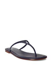 logo-debossed thong sandals