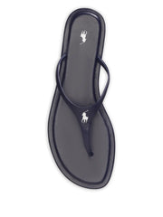 logo-debossed thong sandals