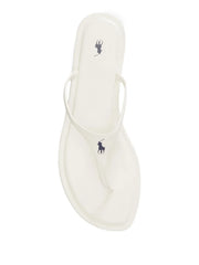 logo-detail leather sandals