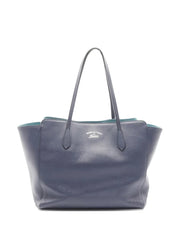 2000s swing leather tote bag