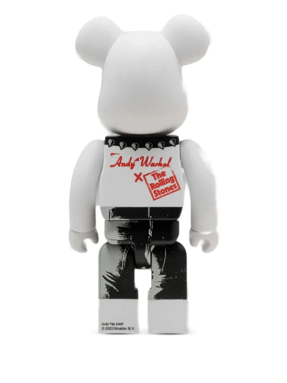 x Andy Warhol x Rolling Stones Sticky Fingers BE@RBRICK figure 1000%