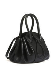 tubular handle tulipea shoulder bag
