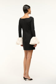 HAWTHORNE DRESS BLACK IVORY