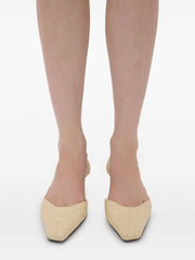 Sully square-toe slingback pumps