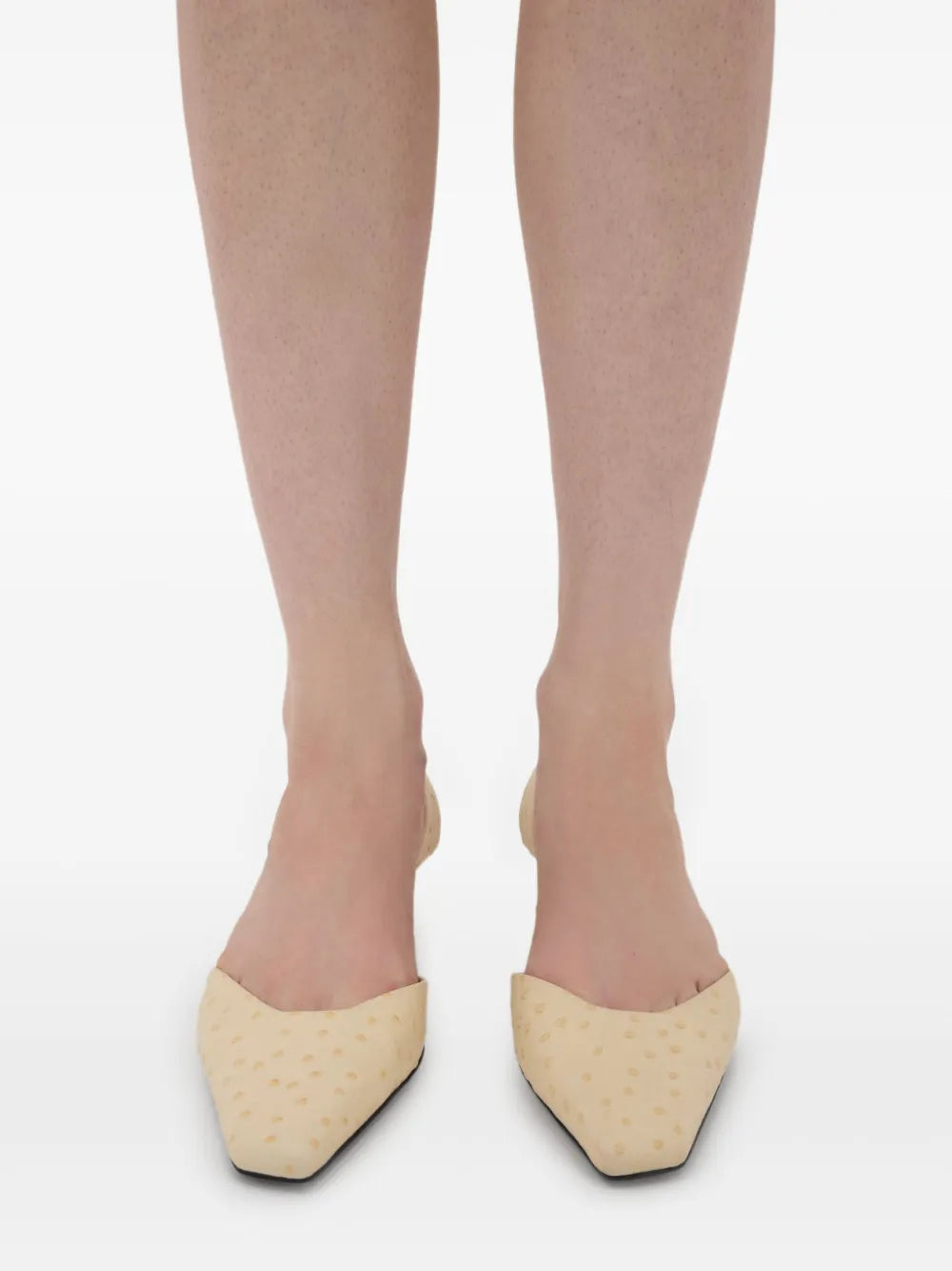 Sully square-toe slingback pumps