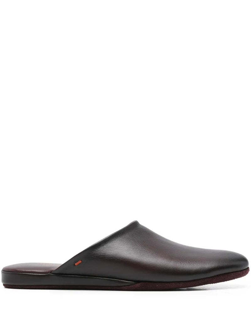 slip-on round-toe slippers
