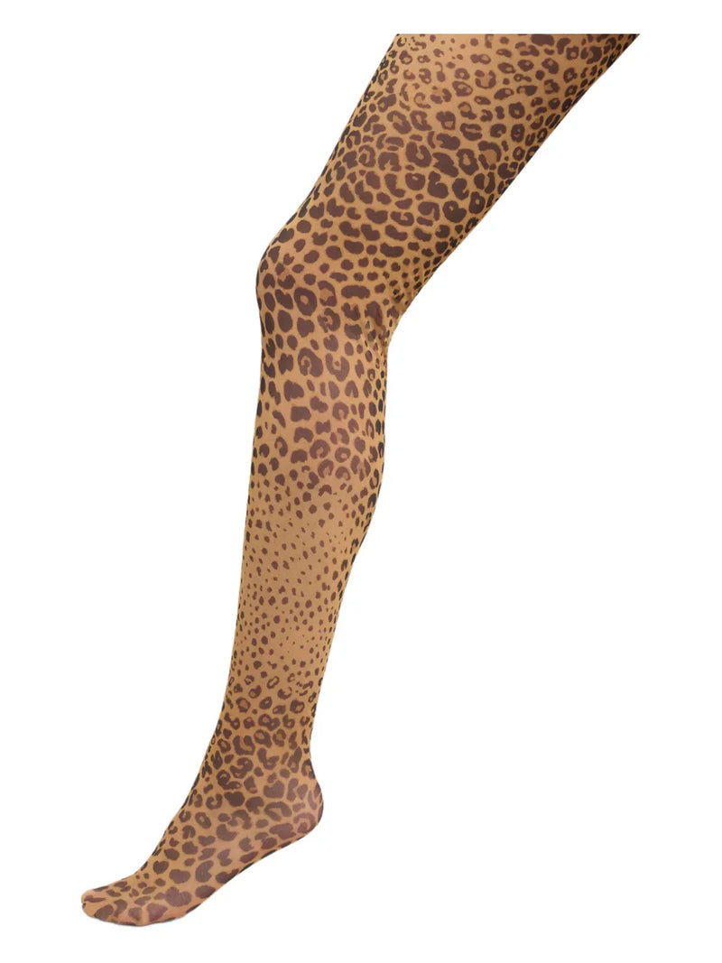 animal-patterned tights