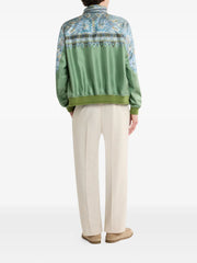 paisley-print bomber jacket