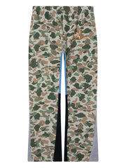 camouflage-print track pants