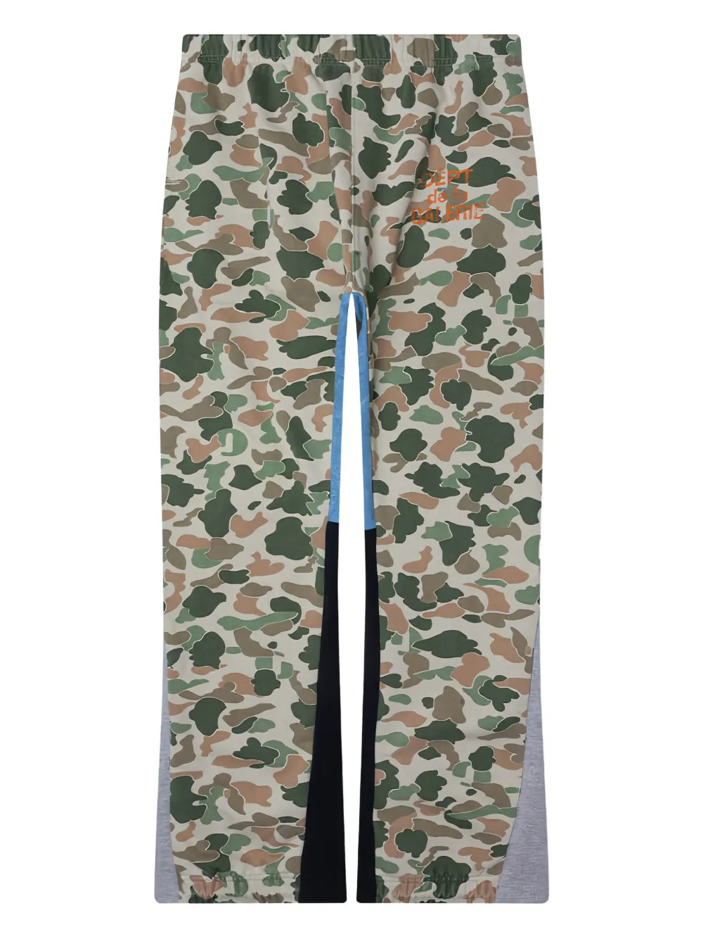 camouflage-print track pants