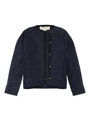 quilted press-stud jacket