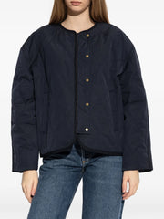 quilted press-stud jacket