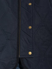 quilted press-stud jacket