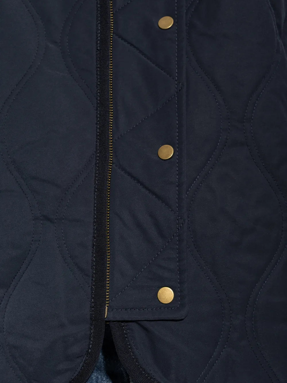 quilted press-stud jacket