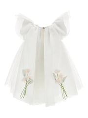 ruffled floral dress