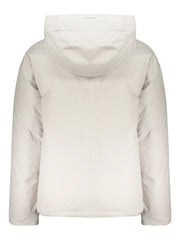 zip-up hooded jacket