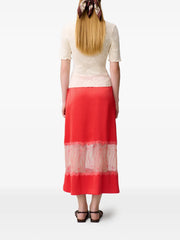 lace A-line skirt