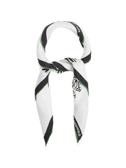 Signature printed silk scarf
