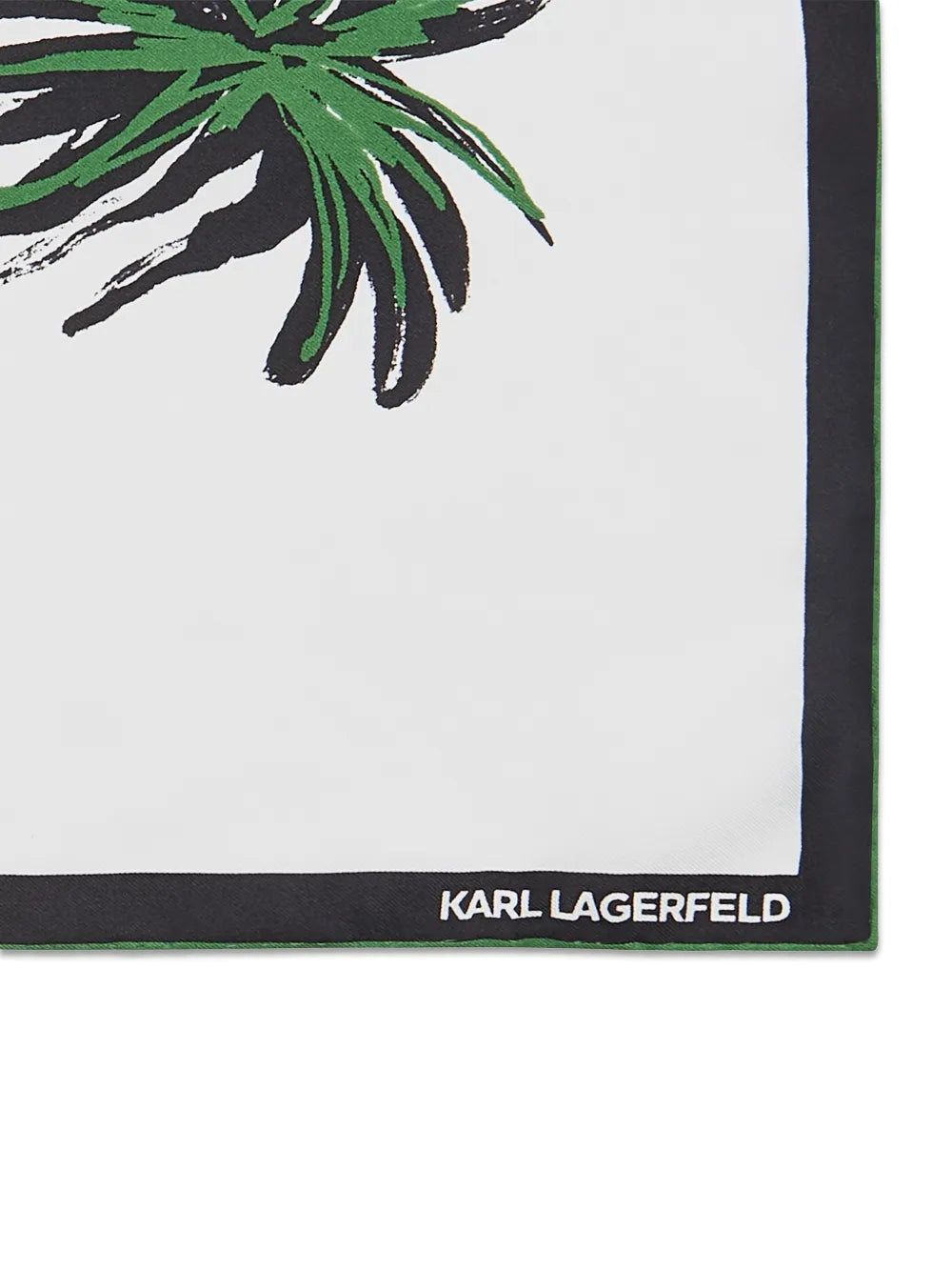 Signature printed silk scarf