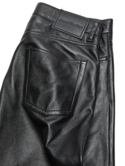 lamb leather trousers