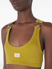 ribbed patch bra