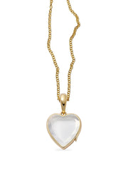 18K yellow gold midi heart locket