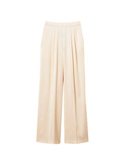 wide-leg satin trousers