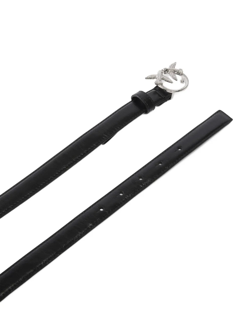 buckle lambskin belt