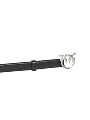buckle lambskin belt